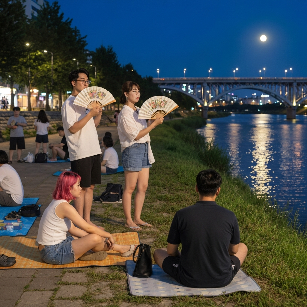 a sweltering summer night