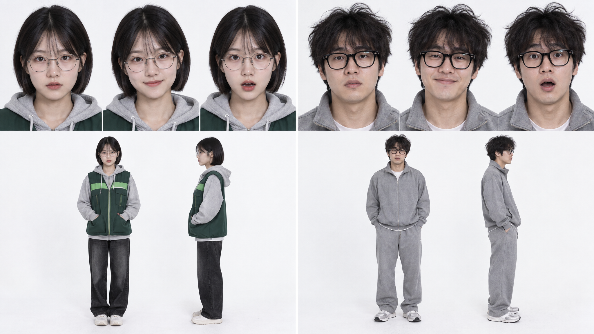 [유통기한 2분 전] 캐릭터 시트 — 하루 & 도윤