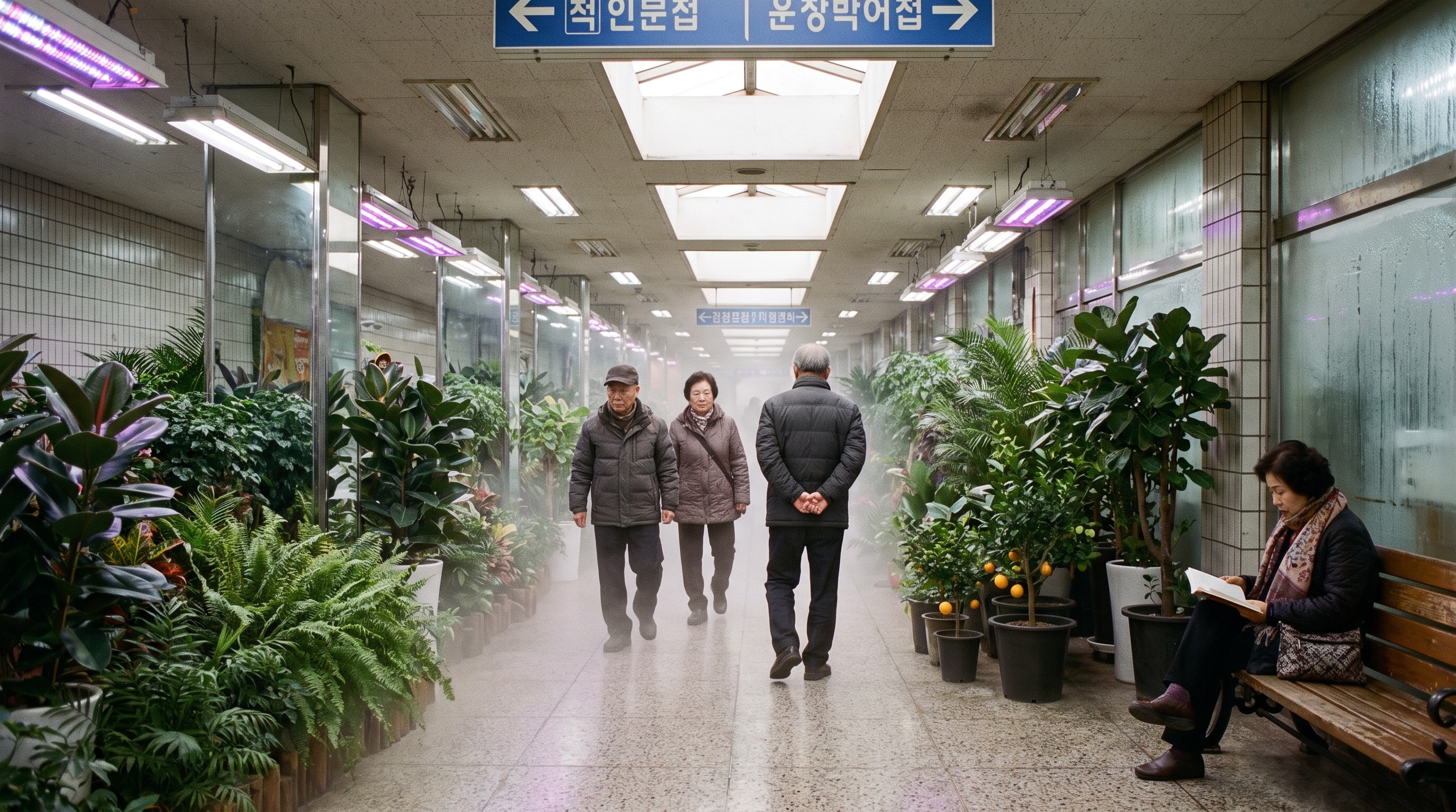 [있을 법한데 없는] 지하상가 온실