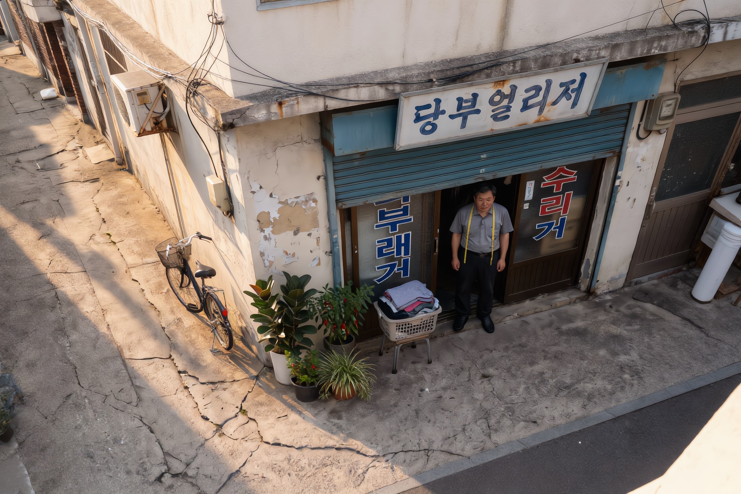 [카메라 자리] 하이 앵글