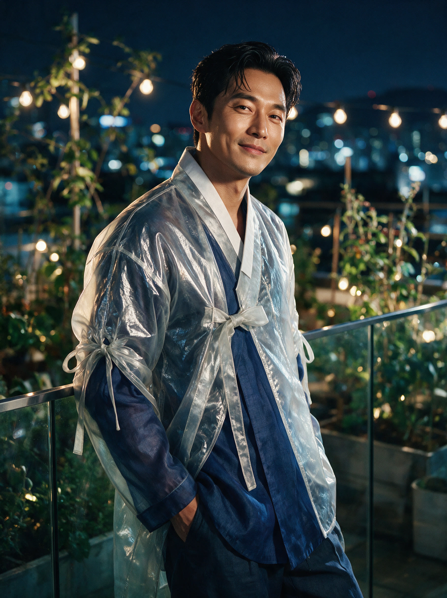 [도시인] 옥상 정원의 밤