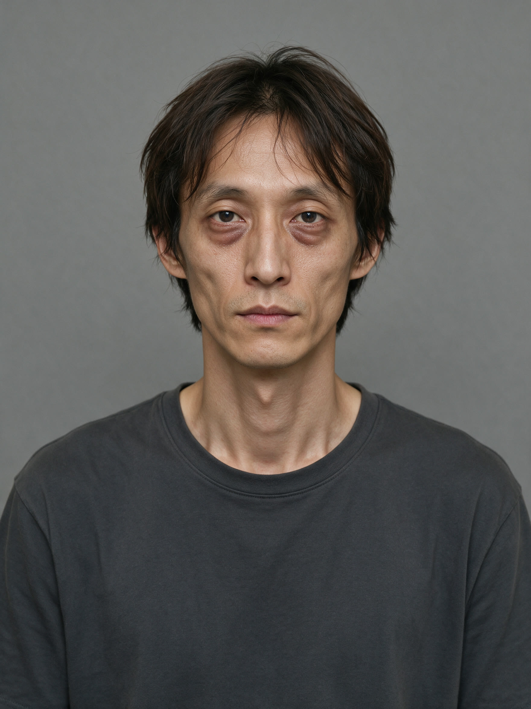 [얼굴] 마르고 지친