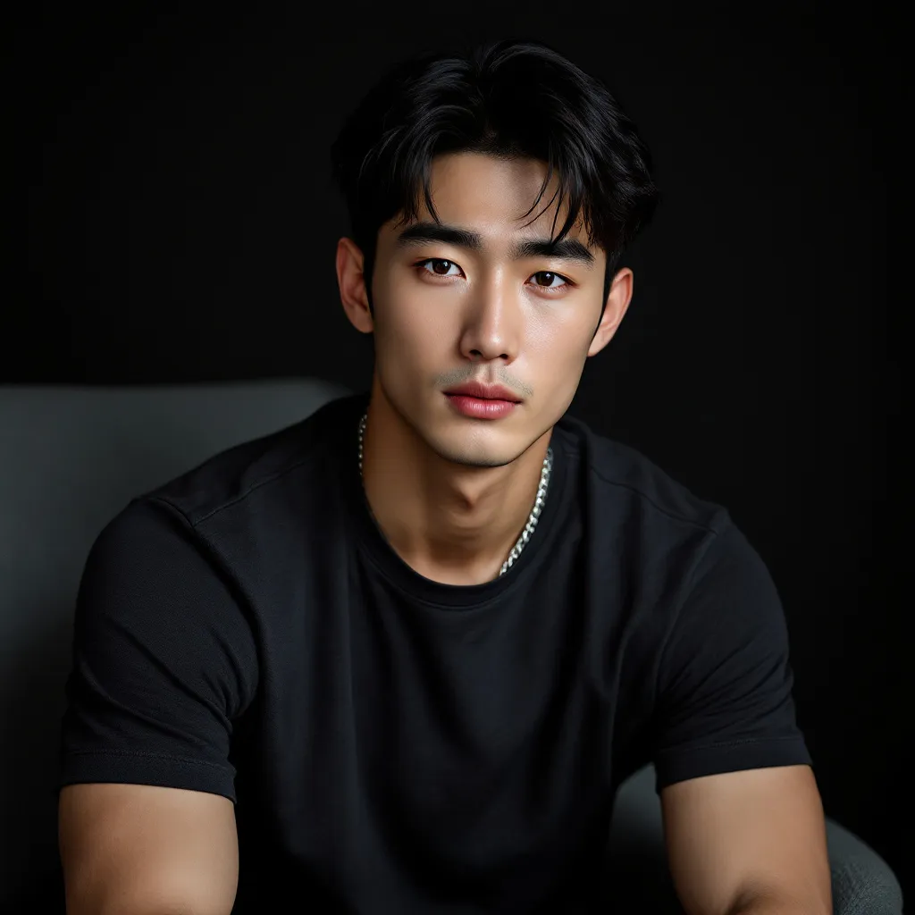 a handsome young Korean
