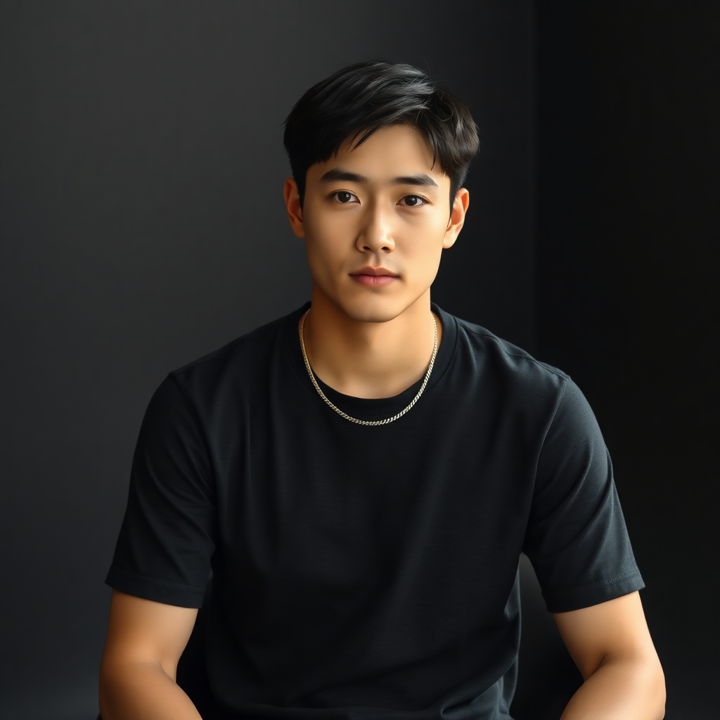 a handsome young Korean