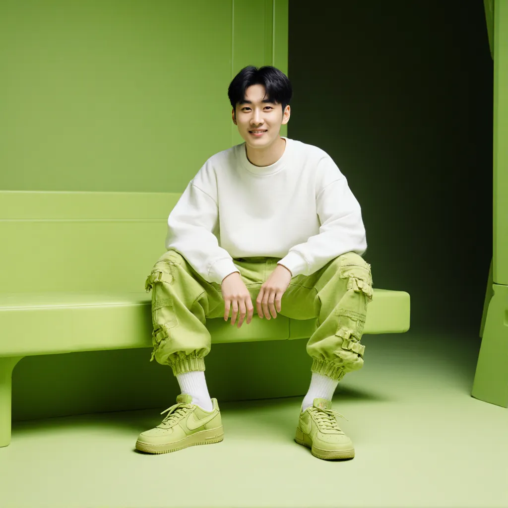 A young Korean man with a slight confident smile