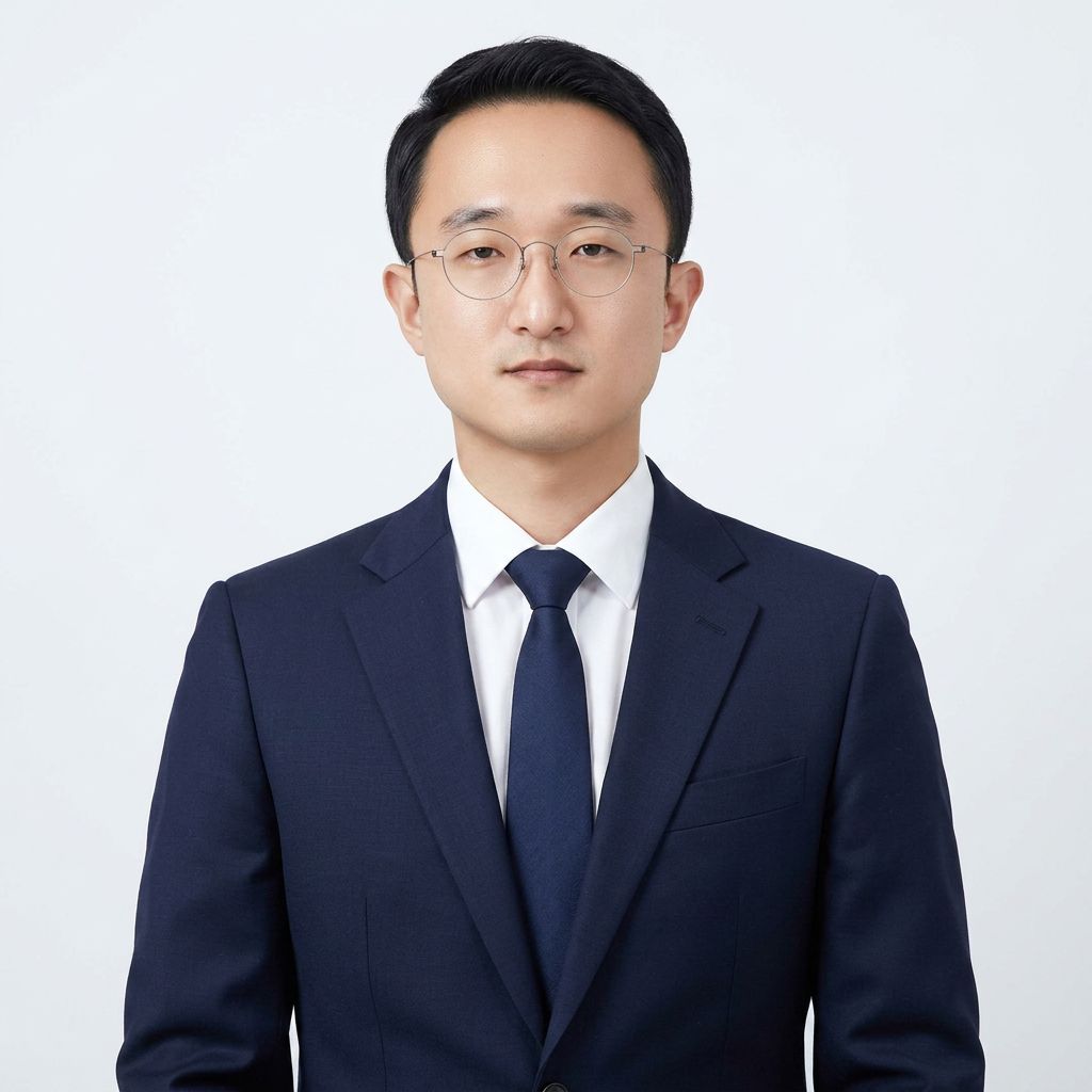 첨부된 인물 사진을 참고해서 사진으로 만들어줘. 인물의 특징을 그대로 유지하도록 해. 얼굴 특징과 실제 인상