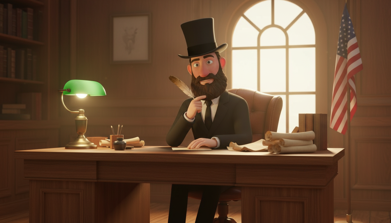 내가 만드는 링컨 이야기 표지 이미지