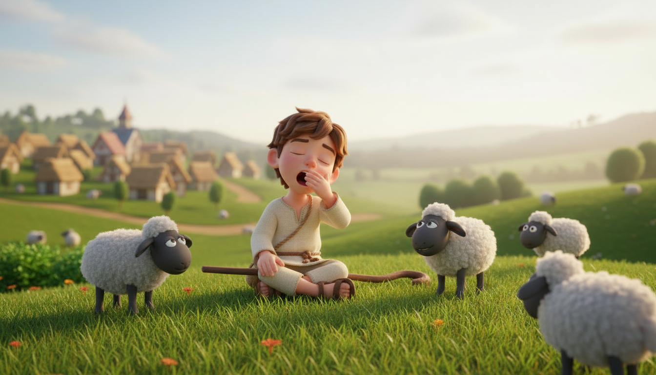 양치기 소년 이야기 표지 이미지