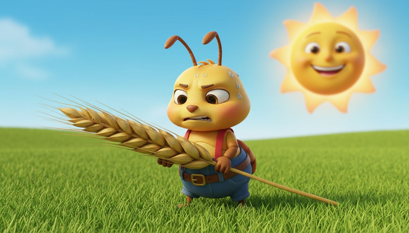 개미와 베짱이 표지 이미지