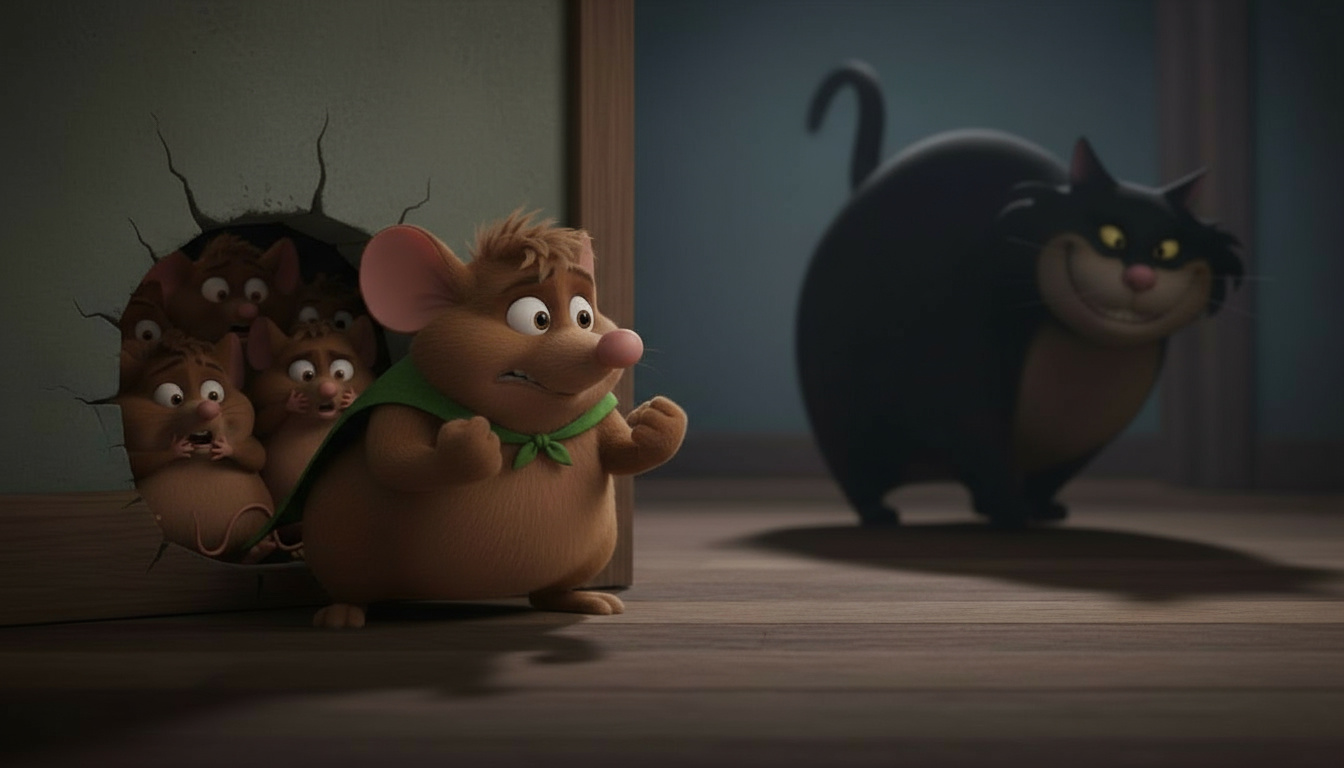 고양이 목에 방울달기 표지 이미지